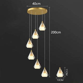 Martina - Crystal Pendant Hanging Chandelier