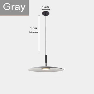 Fiadh - Modern Round Flat Dish Hanging Pendant Ceiling Light