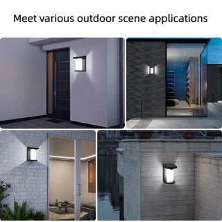 Eilwin - LED Round Outdoor Motion Sensor Wall Light