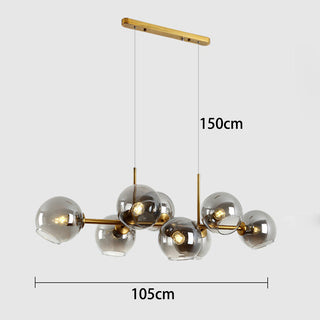 Ocolus - Group Glass Ball Hanging Ceiling Light