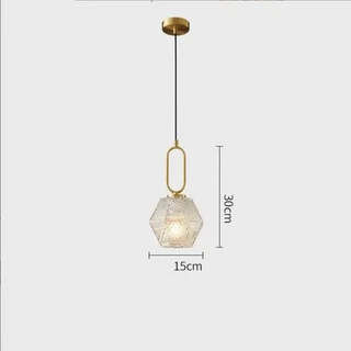 Teddy - Modern Gold Patterned Glass Crystal Wall Light