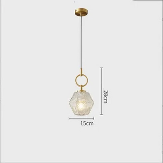 Teddy - Modern Gold Patterned Glass Crystal Wall Light