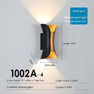 Melina - LED Aluminum IP65 Waterproof Outdoor Wall Lamp