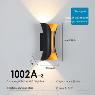 Melina - LED Aluminum IP65 Waterproof Outdoor Wall Lamp