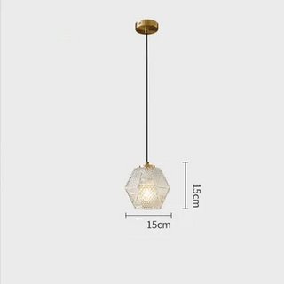 Teddy - Modern Gold Patterned Glass Crystal Wall Light