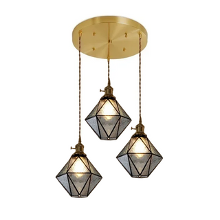 Jenicka - Modern LED Pendant Coloured Glass Ceiling Light