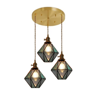 Jenicka - Modern LED Pendant Coloured Glass Ceiling Light