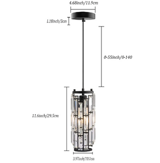 Rebecca - Crystal Hanging Pendant Light
