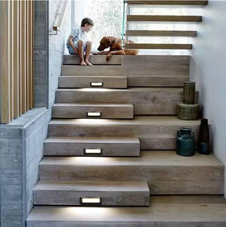 Emrique - Flush-Mount Outdoor Rectangle LED Wall Light