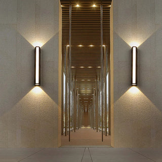 Aerona - Modern Long Outdoor Entrance Wall Light