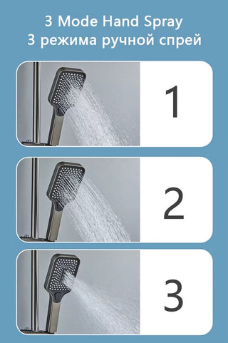 Alper  - Digital Waterfall Shower System Set Thermostatic