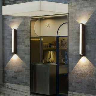 Aerona - Modern Long Outdoor Entrance Wall Light
