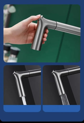 Gilles - Pull Out Modern Water Filter Crane Single Handle Mixer Kitchen Tap