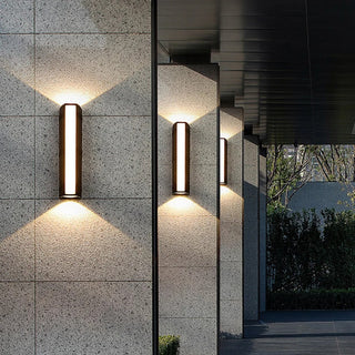 Aerona - Modern Long Outdoor Entrance Wall Light