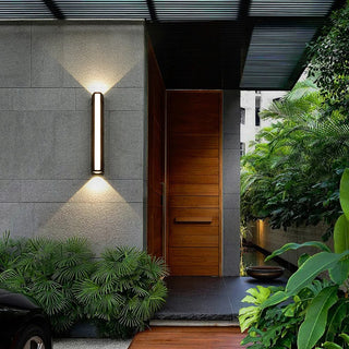 Aerona - Modern Long Outdoor Entrance Wall Light