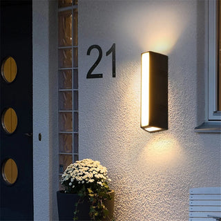 Aerona - Modern Long Outdoor Entrance Wall Light