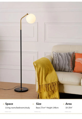 Jeanette - Modern Glass Orb Table Lamp