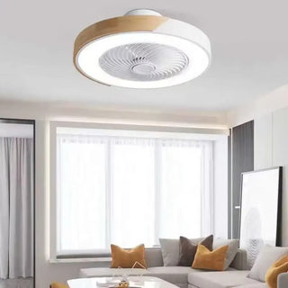Kitara - LED Round Nordic Modern Smart Ceiling Fan with LED Light