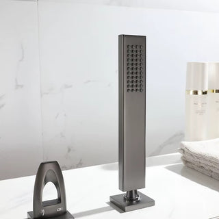 Narine - Modern 5 Piece Bathtub Tap Set with Pull Out Shower Spray