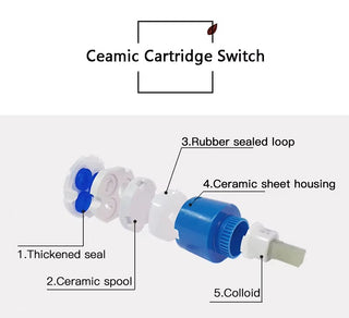 Penna - Gold Brass Hot/Cold Mixer Basin Tap