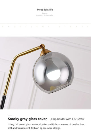 Jeanette - Modern Glass Orb Table Lamp