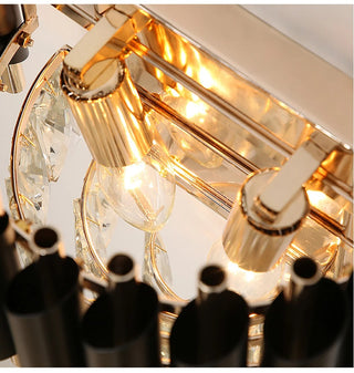 Lacey - Crystal Tiered Modern Glass Wall Light Chandelier