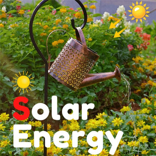 Cleora - Solar Watering Can Outdoor Floor Light