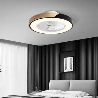 Kitara - LED Round Nordic Modern Smart Ceiling Fan with LED Light