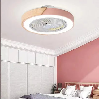Kitara - LED Round Nordic Modern Smart Ceiling Fan with LED Light