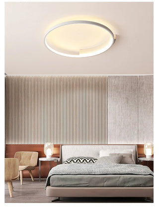 Nirgua - Modern Flush Mount Circular Rimmed Ceiling Light