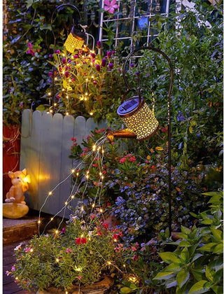 Cleora - Solar Watering Can Outdoor Floor Light