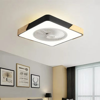 Kitara - LED Round Nordic Modern Smart Ceiling Fan with LED Light