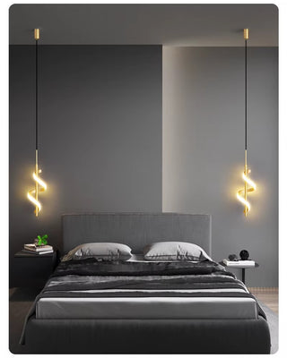 Lira - Modern LED Spiral LED Round Ceiling Light