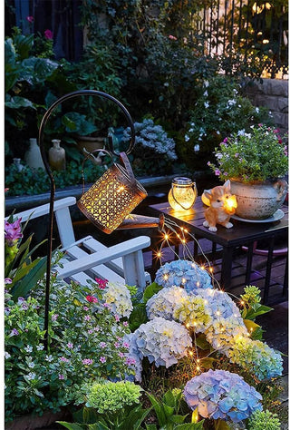 Cleora - Solar Watering Can Outdoor Floor Light