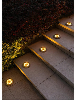 Erasmo - Solar Powered Ground Buried  Waterproof LED Lights