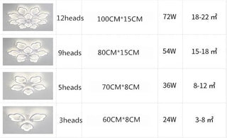 Berbera - Modern Flower Leaf Chandelier