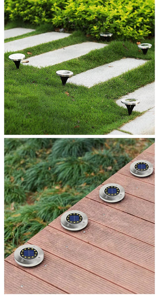 Erasmo - Solar Powered Ground Buried  Waterproof LED Lights