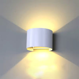 Lewella - Semicircle Waterproof Black Outdoor RGB APP Controlled Wall Light