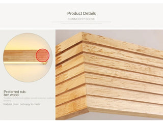 Antoine - Wooden Scandinavian Wall Lighting Fixtures