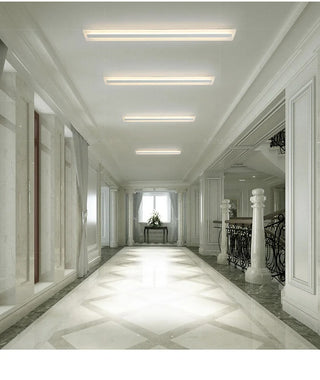 Gabiley - Wooden LED Modern Rectangular Ceiling Light Bar