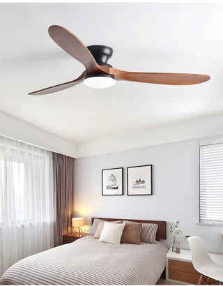 Belisario - 42/52Inch 3 Blade Brown Ceiling Fan with LED Light