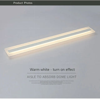 Gabiley - Wooden LED Modern Rectangular Ceiling Light Bar