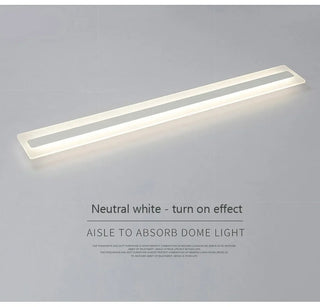 Gabiley - Wooden LED Modern Rectangular Ceiling Light Bar