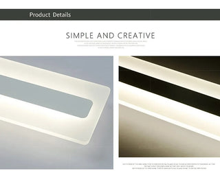 Gabiley - Wooden LED Modern Rectangular Ceiling Light Bar