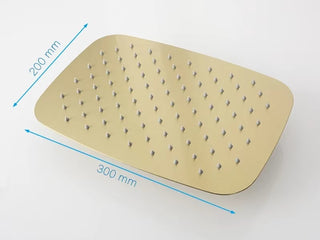 Gretel - Dual Handle Rain Shower Set with Wall Mounted Water Mixer