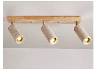 Sanare - Modern Semi-Flush Frame Multi Stone Shade Ceiling Light