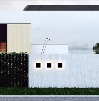 Llewella - Outdoor LED Rectangle/Round Modern Wall Light