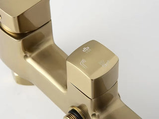 Gretel - Dual Handle Rain Shower Set with Wall Mounted Water Mixer