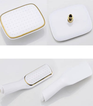 Sandrine - Modern Brass Bathroom Shower Set with Rainfall Shower Head and Hand Shower