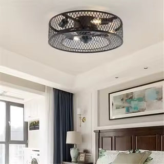 Yovon - Black Industrial Ceiling Fan Remote Control